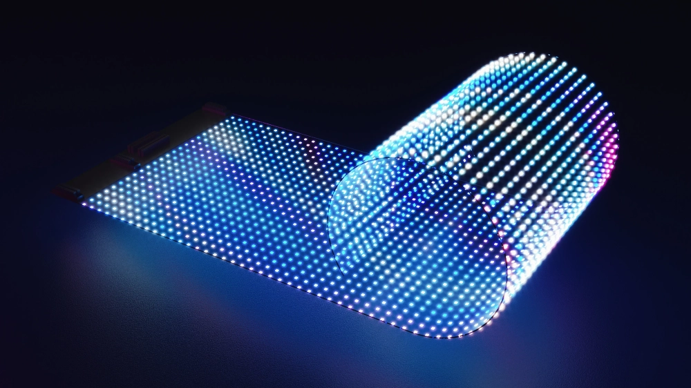 LED Crystal Film Screen: Lightweight, Bendable, Adapts to Various Irregular Spaces