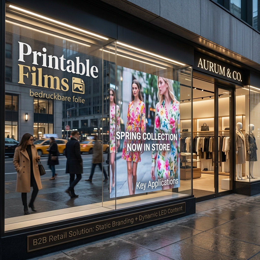 LED Folie Selbstklebend Transparent: A 2026 Technical Guide to Materials, Applications & Performance